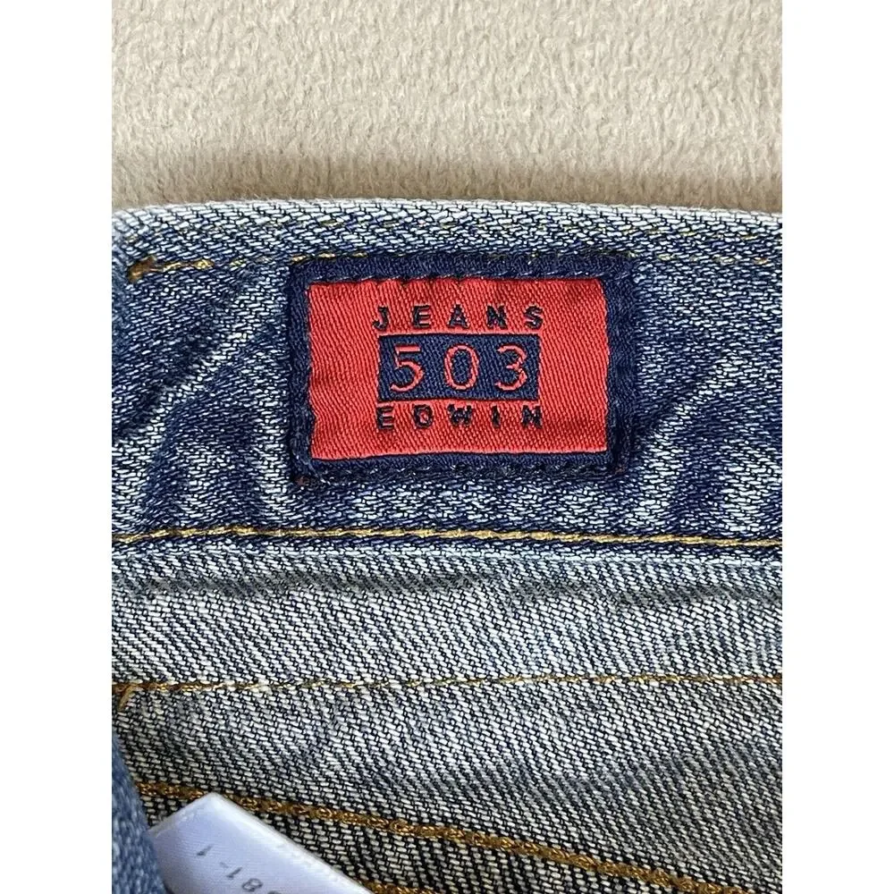 Edwin Jeans Men 28x33 Blue‎ 503 Straight Denim Casual Preppy Adult